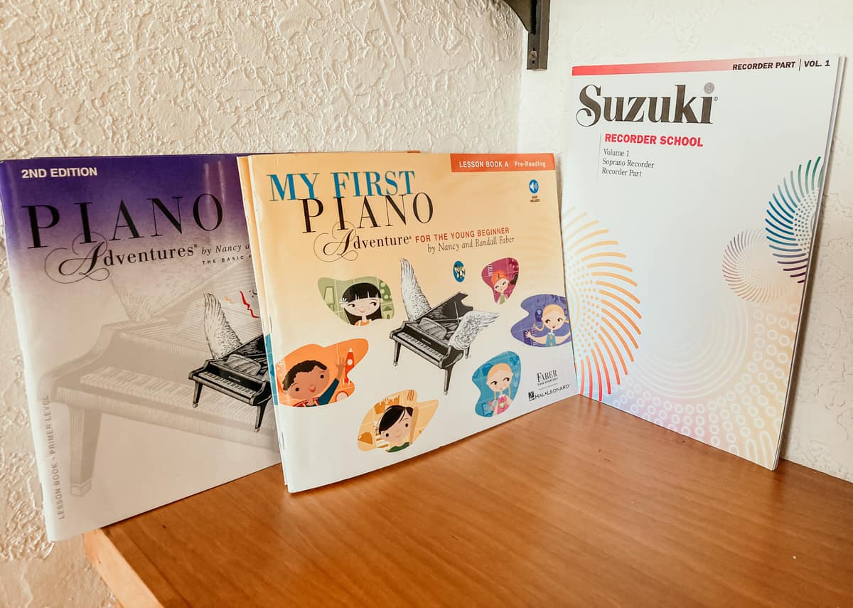 Faber Piano and Suzuki Recorder Music Curriculums