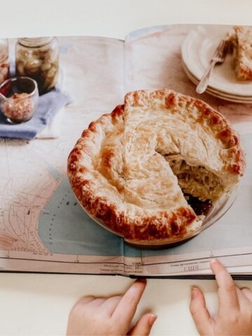 image of Antarctic Cabbage Pie from The Antarctic Book of Cooking and Cleaning by Wendy Trusler and Carol Devine