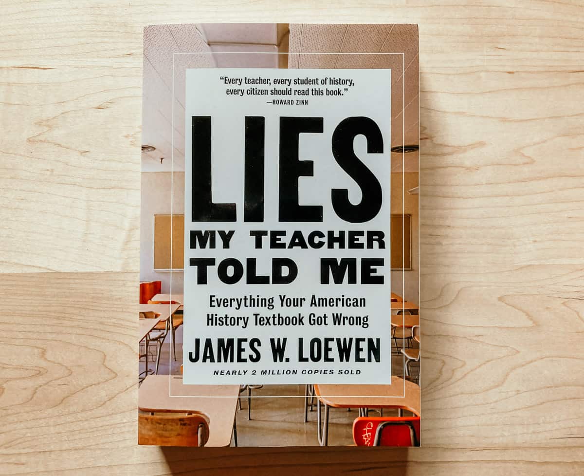 Cover of Lies My Teacher Told Me by James W. Loewen