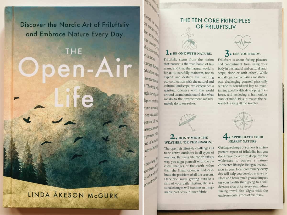 Cover and sample page from The Open-Air Life