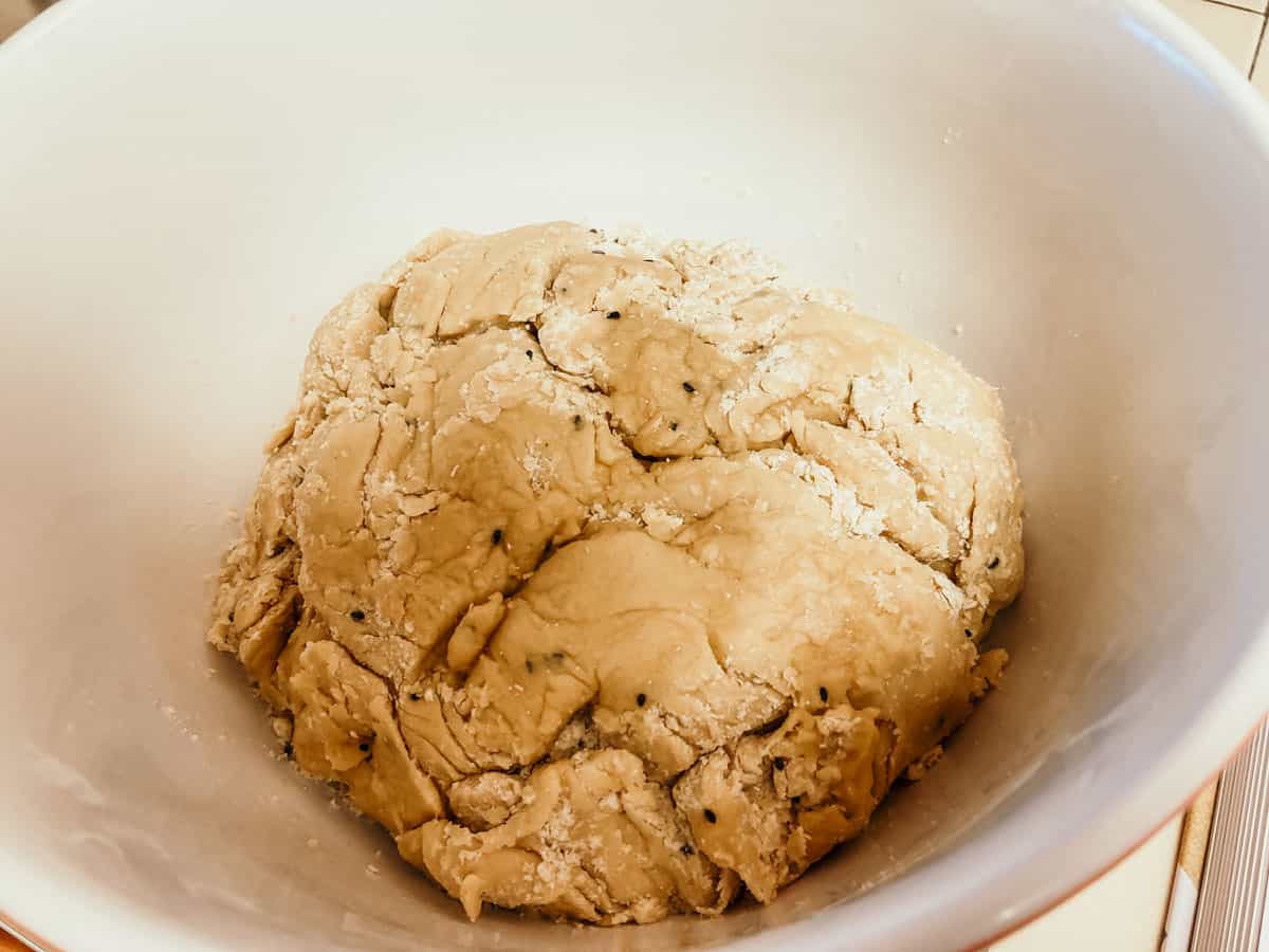 dough resting in a bowl