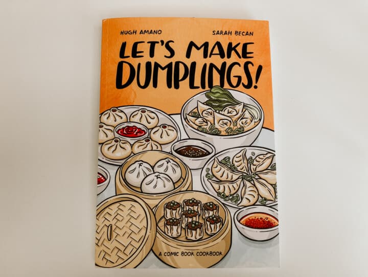 Let's Make Dumplings! comic book cookbook by Hugh Amano and Sarah Becan