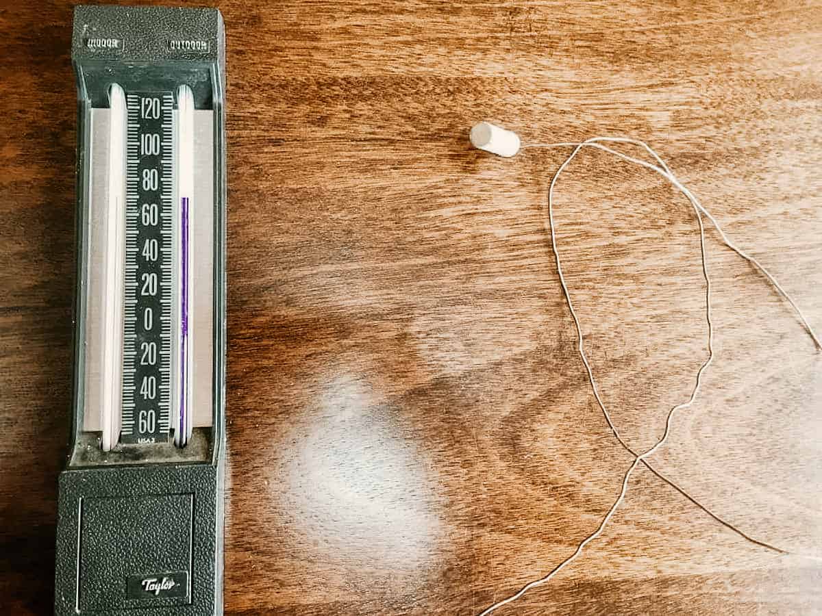 Soil Thermometer on a table