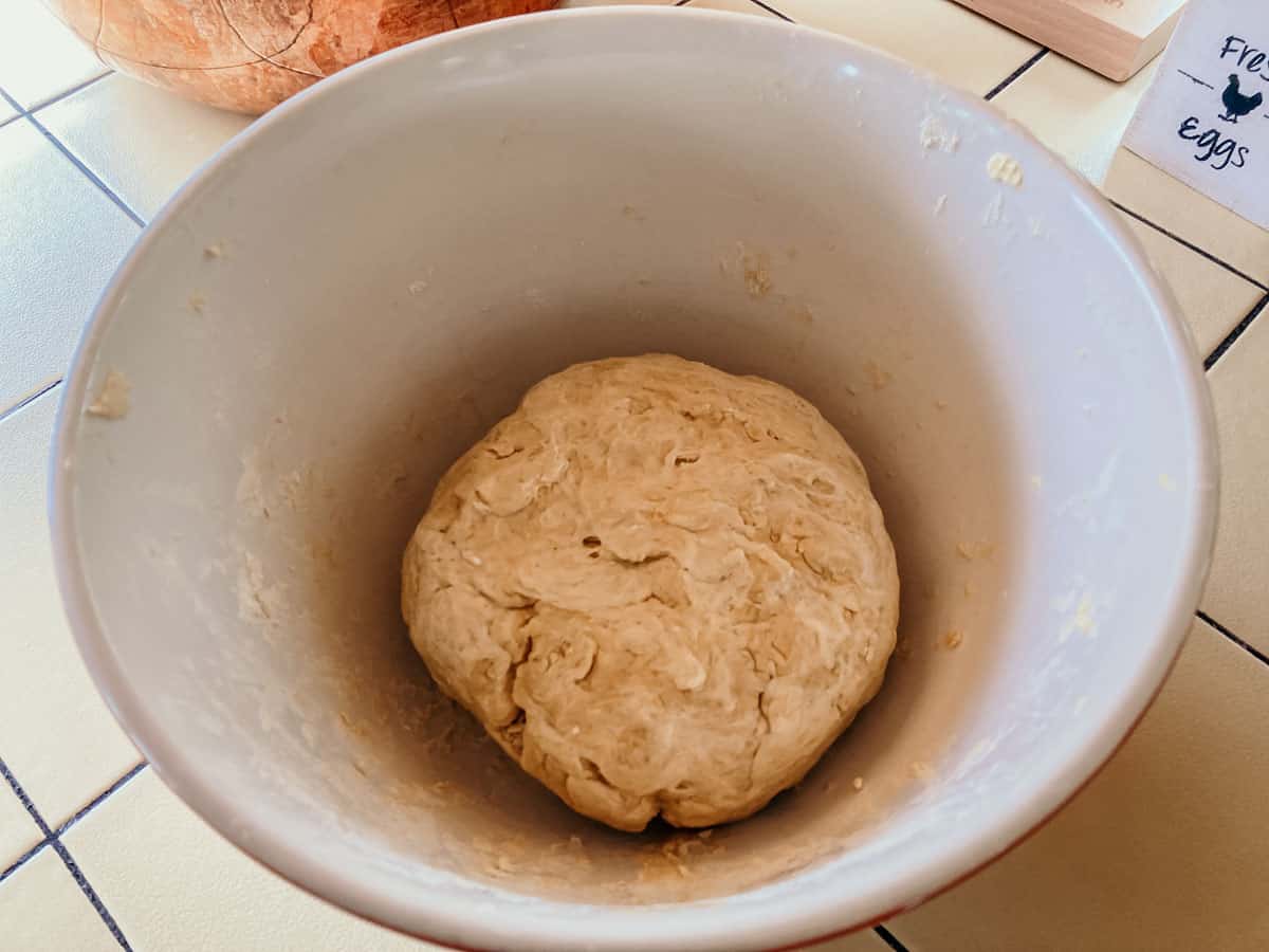empanadilla dough uncovered in a bowl