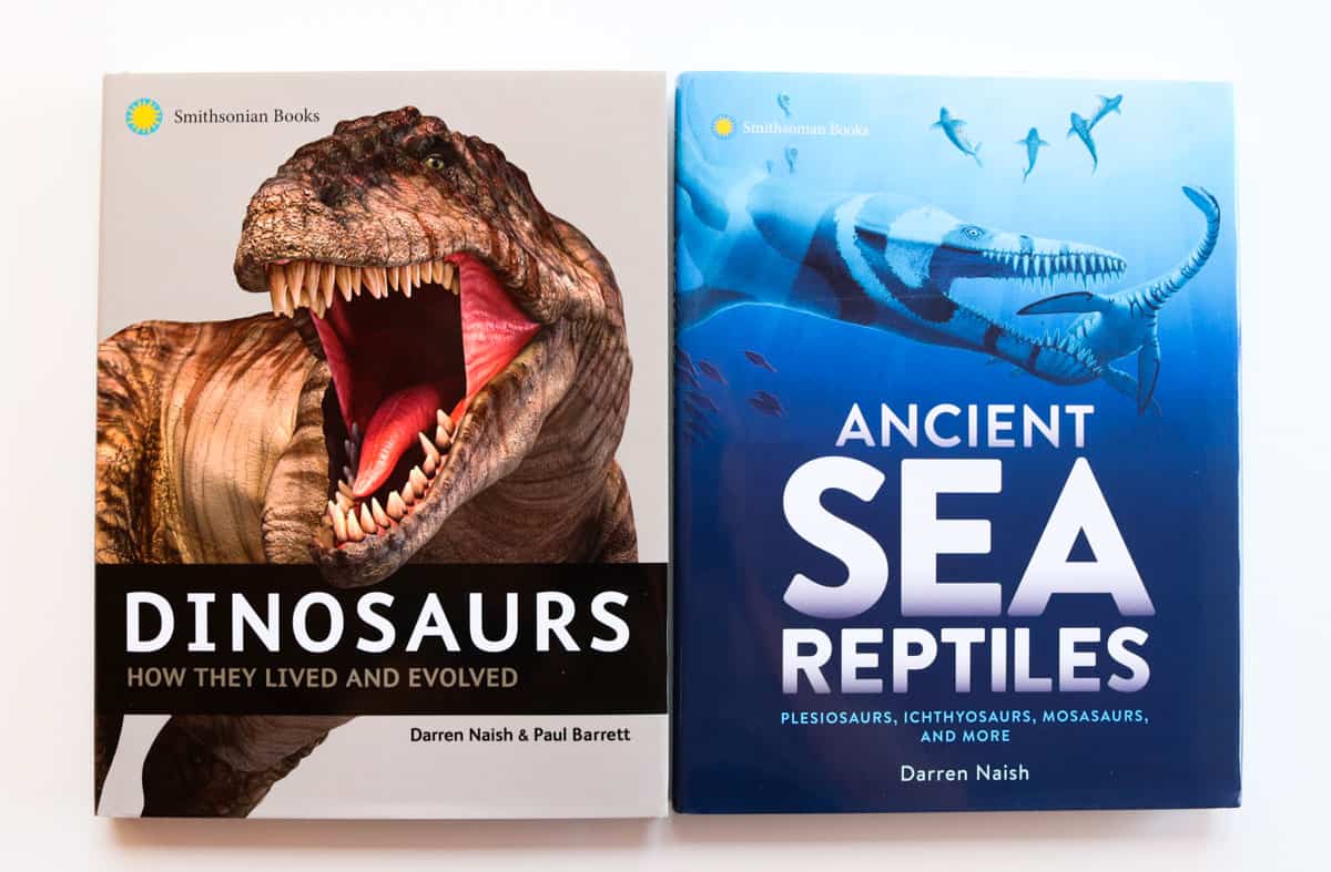Dinosaurs: How They Lived and Evolved by Darren Naish and Paul Barrett and Ancient Sea Reptiles: Plesiosaurs, Ichthyosaurs, Mosasaurs, and More by Darren Naish