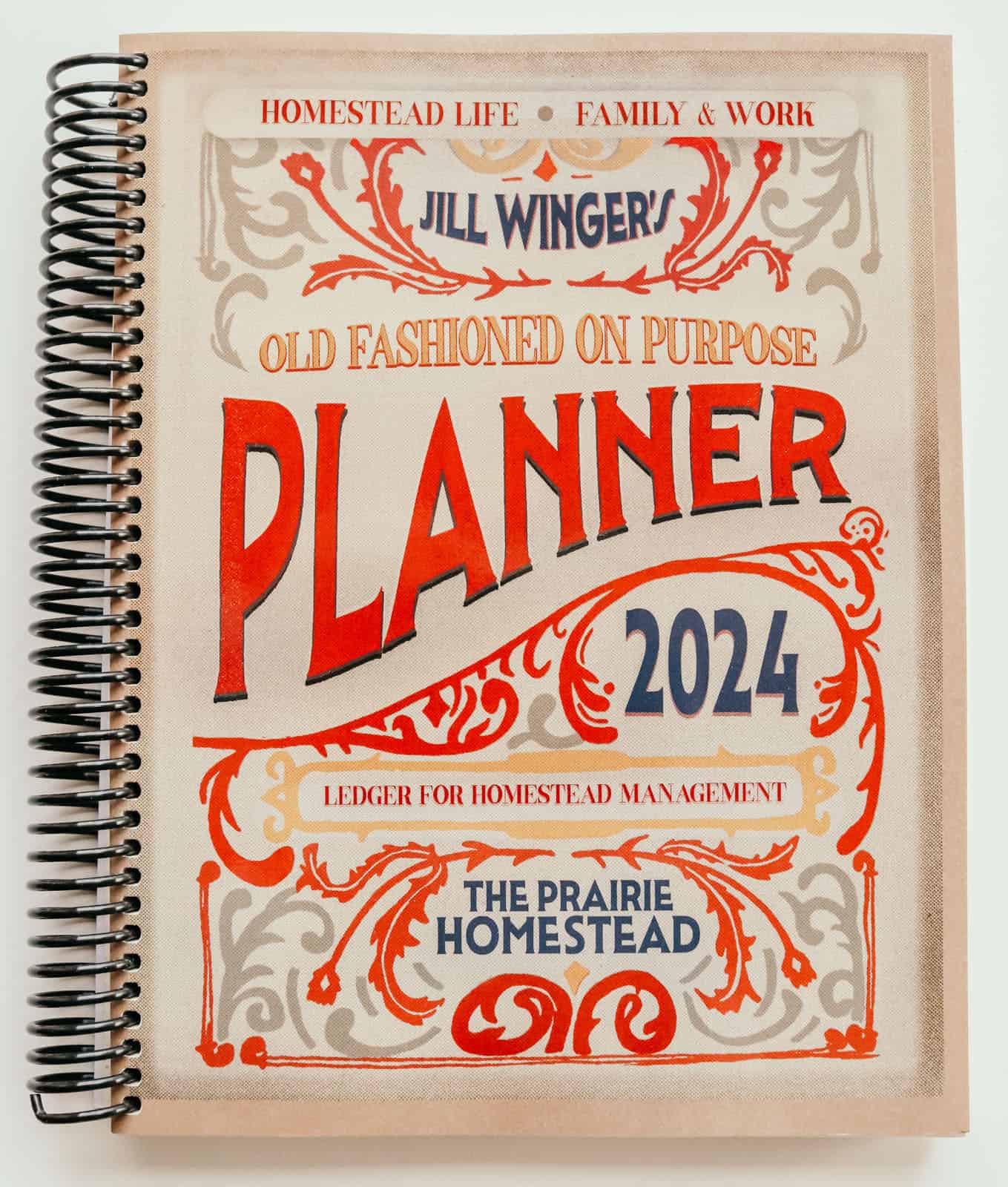 Cover of Jill Winger's Old Fashioned on Purpose Planner for 2024