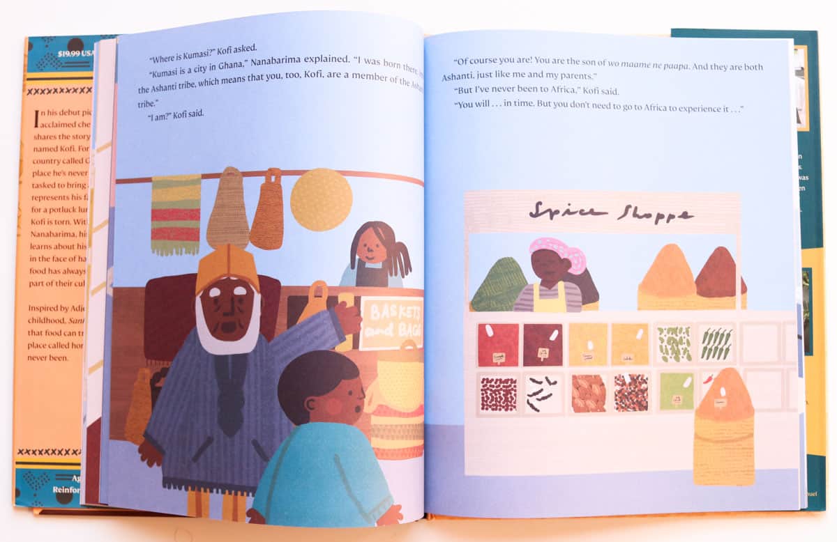 Sample pages from Sankofa: A Culinary Story of Resilience and Belonging