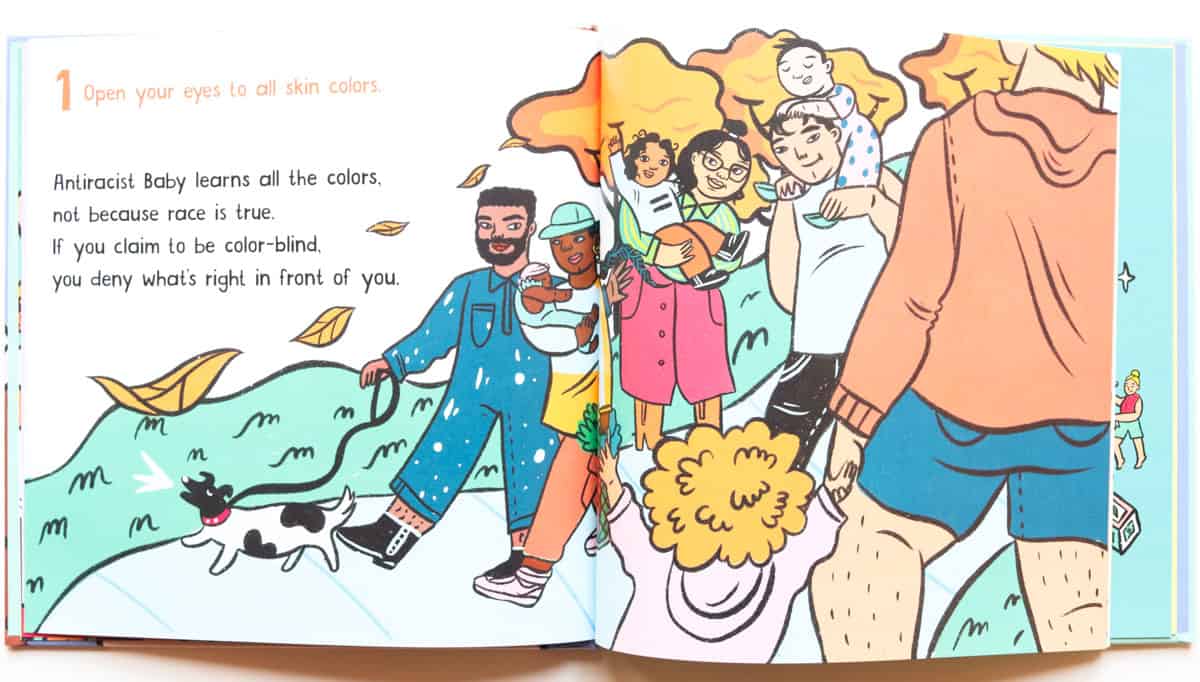 sample pages from Antiracist Baby