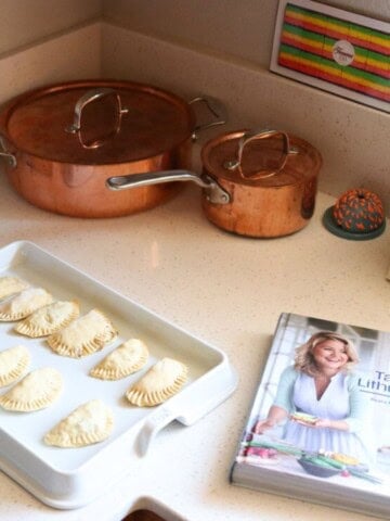 Lithuanian Mushroom Dumplings and Taste Lithuania cookbook