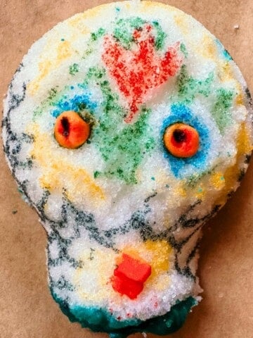 Mexican sugar skull by Kaia