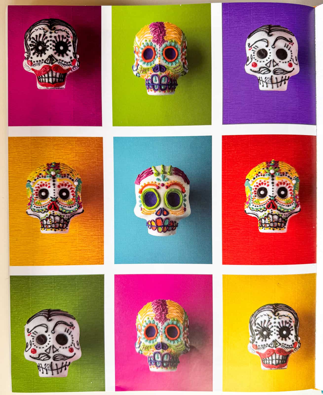Mexican sugar skulls from Dining with the Dead