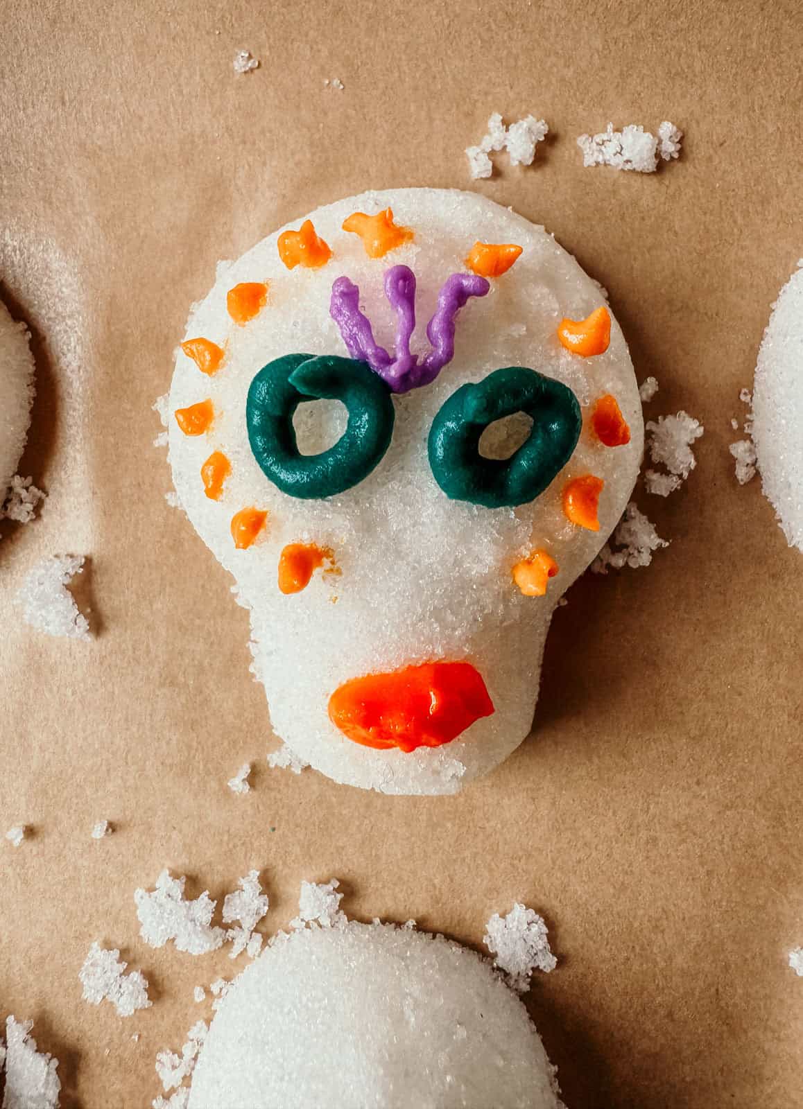 Kristin's decorated Mexican sugar skull