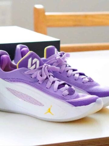 luka 5 luka lifestyle sneakers on a kids table