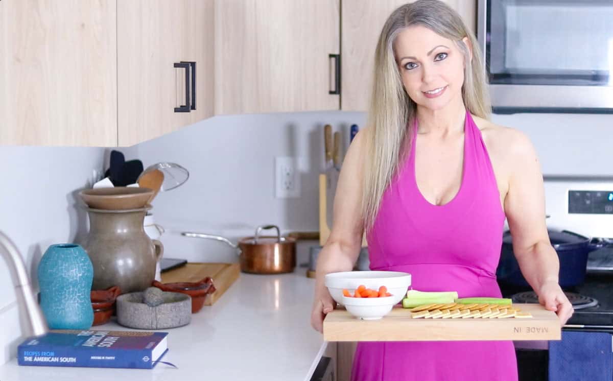 Kristin is bringing the pimento cheese spread and other items to the table