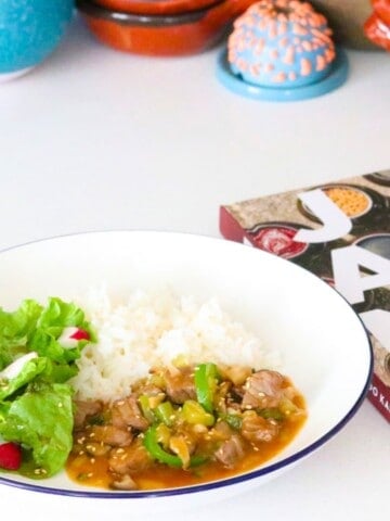 Gangdoenjang Bibimbap beside Jang cookbook