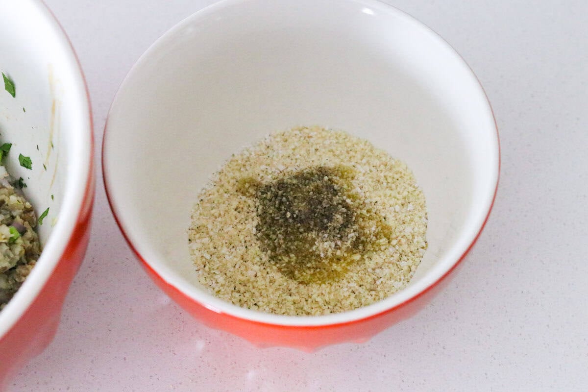 stuffed bell pepper topping, unmixed