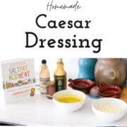 This homemade Caesar dressing is all about your taste buds, so cleanse that palate, and get in touch with your sense of taste.