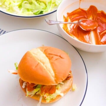 Miso-Masala Fried chicken sandwich and Rose Marie sauce from Mother Tongue