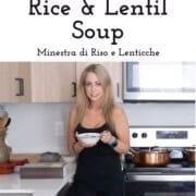 All roads lead to this Roman rice and lentil soup, Minestra di Riso e Lenticche, from An Italian Feast. This is one baaad dish. I hope you get it.