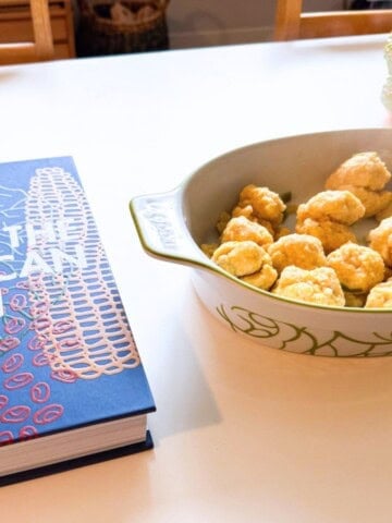 Recipes from the American South beside corn meal dumplings