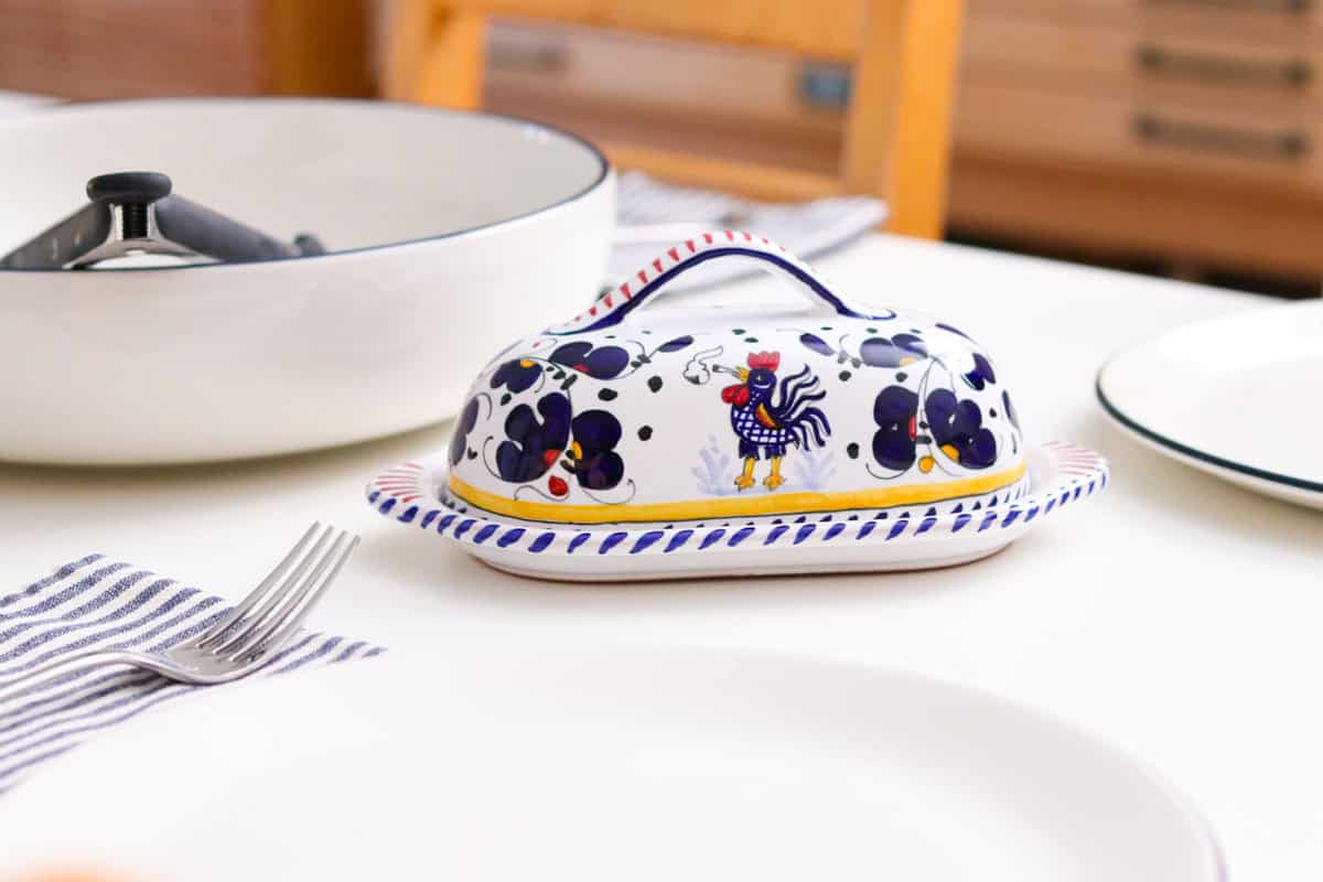 Houseplant x Artistica butter dish