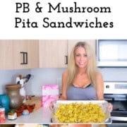 Mushrooms & peanut butter go together like basketball & rap music. Brighten up your day with these PB & tandoori mushroom pita sandwiches.
