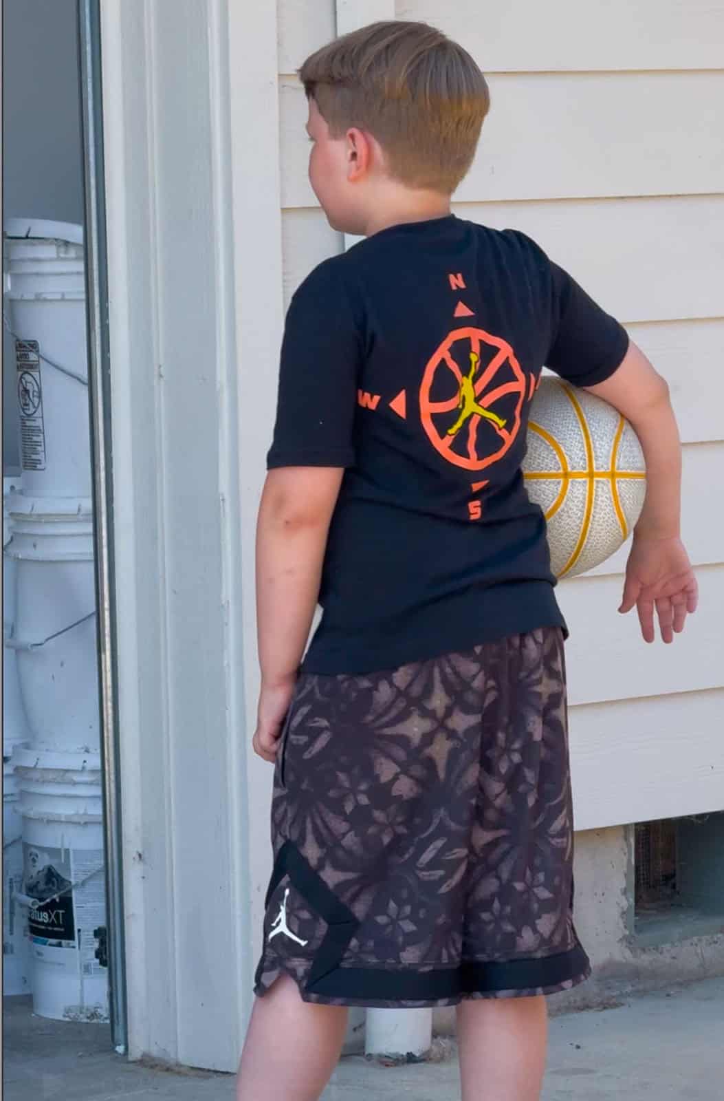 Noah is waiting for his teammates to be ready