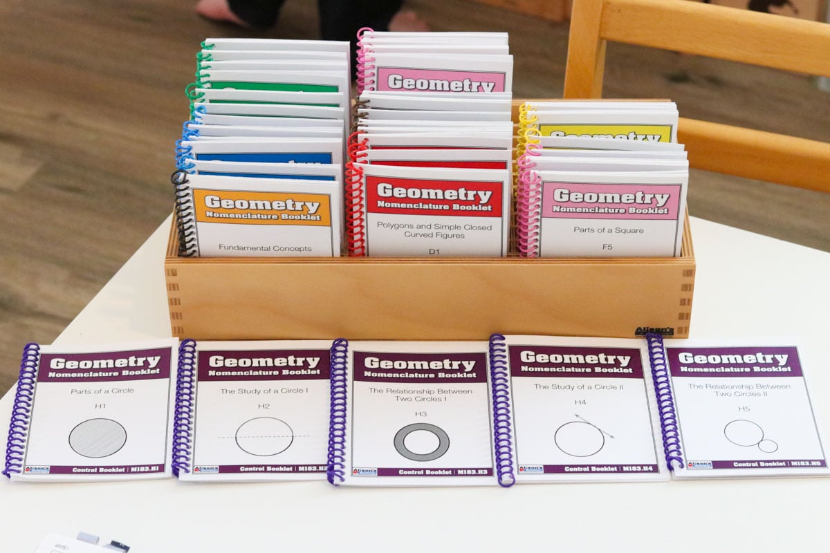 geometry nomenclature booklets from Alison's Montessori
