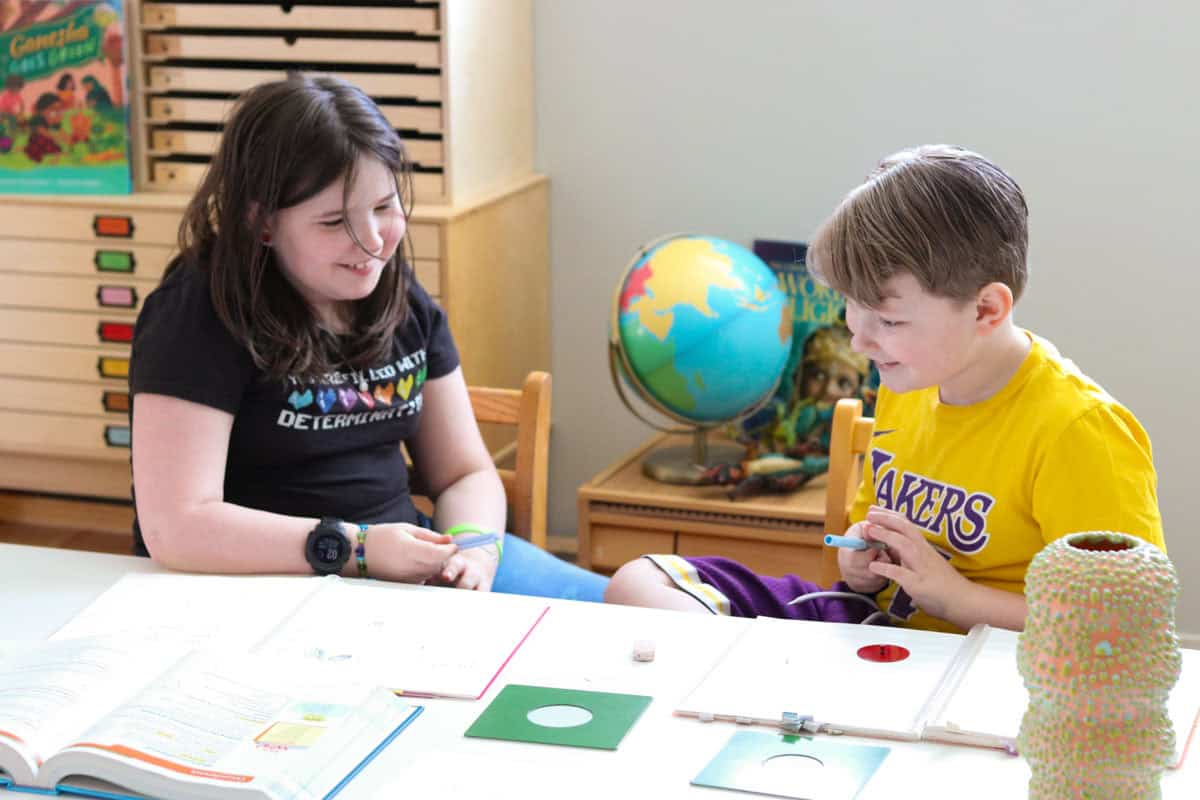 Kaia and Noah are learning about circumference of a circle