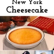 This New York cheesecake from The Cookie That Changed My Life is a shorter, more portable version of a classic New York cheesecake.