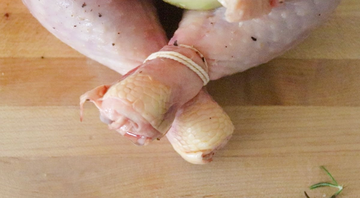 chicken legs tied together